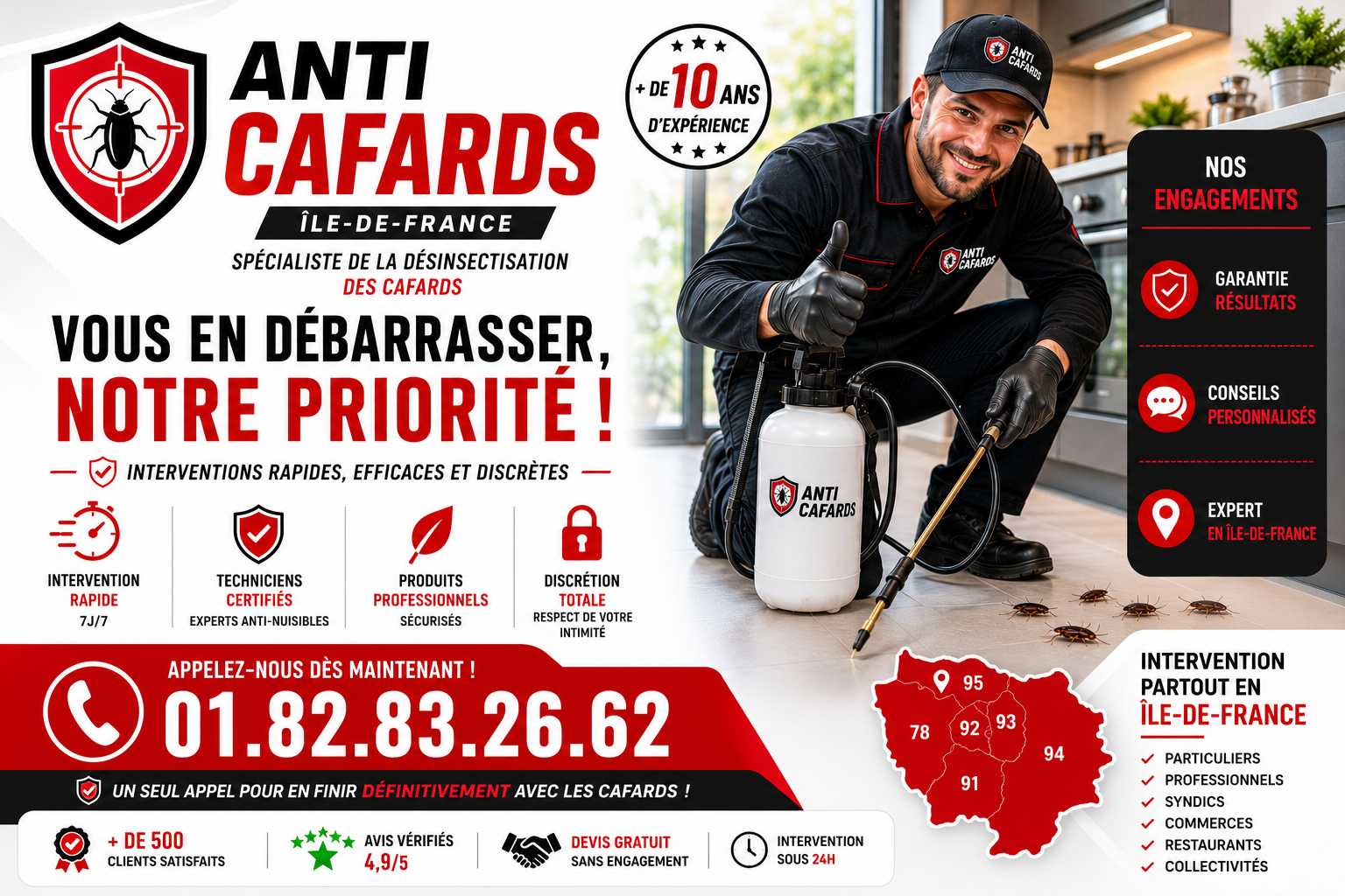 Cafards Colombes